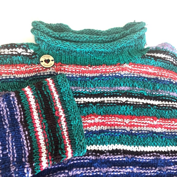 Brand new Handmade wool/cotton sweater tunic - Picture 2 of 5